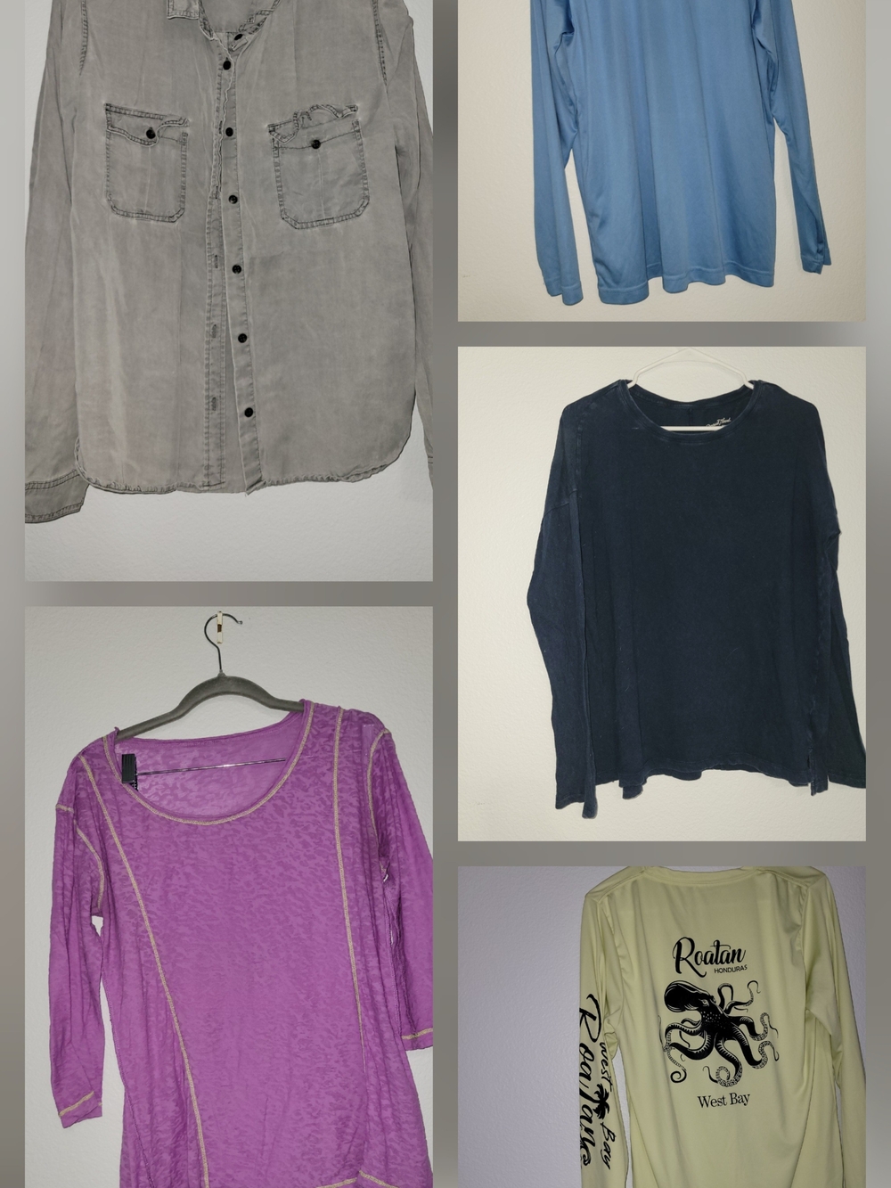 Light Weight Long Sleve Shirt Bundle